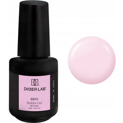 Didier Lab Builder gel BBio stavební gel v lahvičce mléčně růžový 15 ml