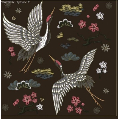 Ubrousek 33x33cm Ptáci na černém – Zbozi.Blesk.cz