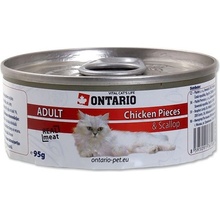 Ontario Cat Chicken Pieces Scallop 95 g