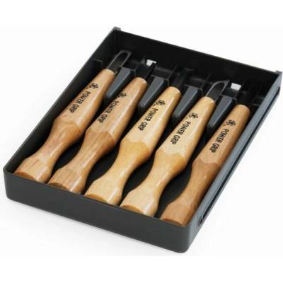 MIKISYO Sada řezbářských dlát MIKISYO Power Grip Black - 5 kusů
