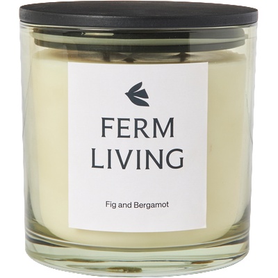 ferm LIVING Vitto Ароматна свещ, 12 см, светло жълта (1104271917)