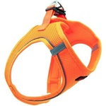 DUBEX air mesh harness - нагръдник за куче с мека мрежа и светлоотразителни елементи, обиколка врат 42-54 см, обиколка гърди 48-54 см, размер l - оранжев, Турция - 51723-vr03