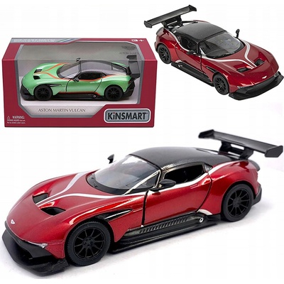KINSMART AUTO MODEL ASTON Martin VULCAN KOVOVÝ AUTOMOBIL METAL 1:38