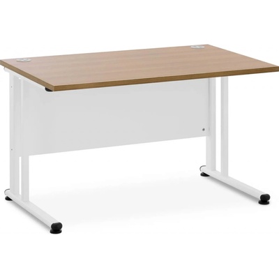Fromm Starck Kancelársky stôl 120 x 73 cm hnedý / biela STAR 28