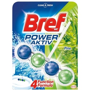 Bref Ароматизатор за тоалетна Bref Power Aktiv, бор, 50 g