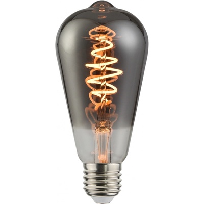 Nordlux LED žárovka Spiral Deco Edison Smokey 4,5W E27 1800K dymová