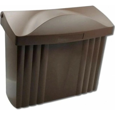 Schránka poštovní, NOVÁ HNĚDÁ 400x320x153mm, AD – Zboží Mobilmania