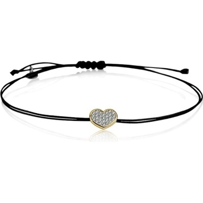 Couple Kabbalah náramek žluté zlato se zirkony, 585-66-5-0009.0Z00.0.00.001.cr