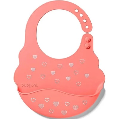 Babyono Силиконов лигавник Babyono - 829/04, Hearts (5901435411988)