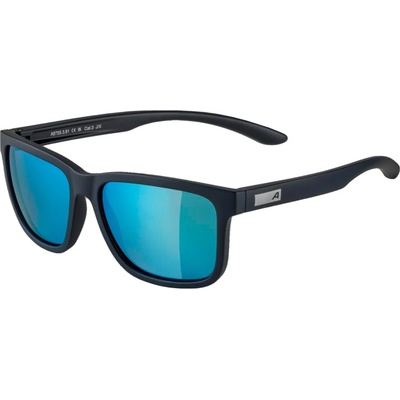 Alpina Слънчеви очила Alpina Burst Mirror S3 Sunglasses - Black Matt / Blue Mirror - размер One Size (205-5193-0311)