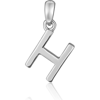 JVD strieborný prívesok písmeno "H" SVLP0948XH2000H