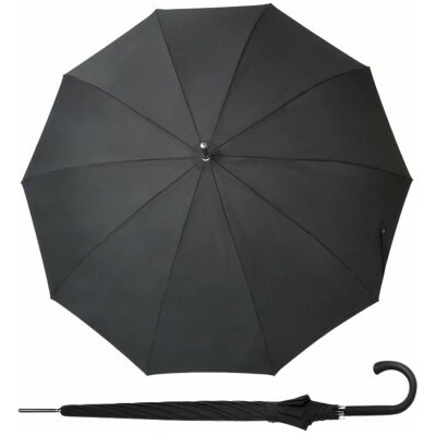 Doppler Carbonsteel Long AC pánský holový vystřelovací deštník black