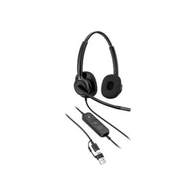 HP Poly Mission 425 Stereo USB Wired Headset C01B6AA#AC3