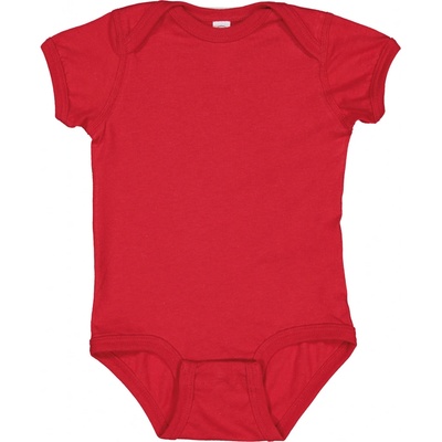 Rabbit Skins Dojčenské body s krátkym rukávom EU Red Monate