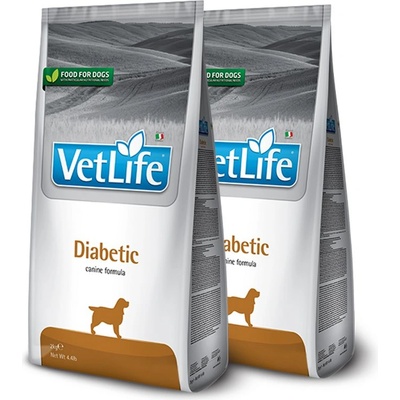 Vet Life Natural Diet Dog Diabetic 2x12 kg