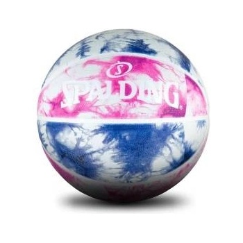 SPALDING Баскетболна Топка Spalding Tie Dye Sz6 Лилав 6 Естествен каучук (Размер 6)