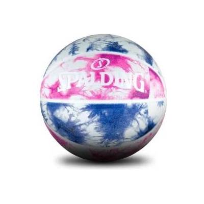 SPALDING Баскетболна Топка Spalding Tie Dye Sz6 Лилав 6 Естествен каучук (Размер 6)