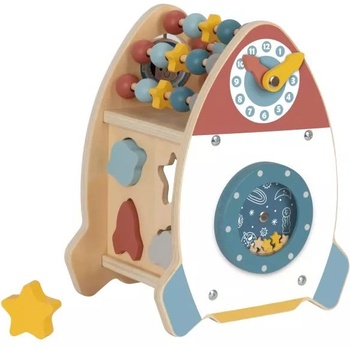 Tooky Toy Tooky Toy: 6 в 1 занимателна игра с форма на ракета (TJ755)