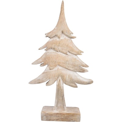 4Home Dekorácia z mangového dreva Frozen Tree 30 cm S