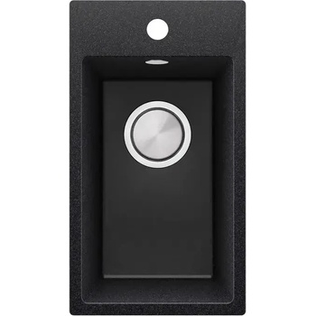 Твоят Стил Графитна кухненска гранитна мивка Рига 30 XL 280 x 500 мм