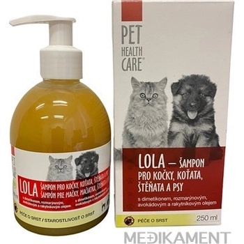 PHC Šampon LOLA antiparazit. pro psy a kočky 250 ml