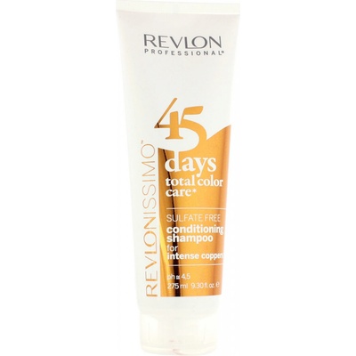 Revlon 45 days total Color care Shampoo & Conditioner 2in1 2v1 šampon a kondicionér pro intenzivní měděné odstíny 75 ml