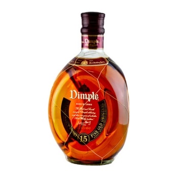 Dimple Whisky 15y 43% 1 l (čistá fľaša)