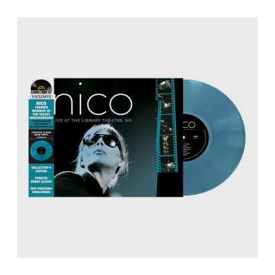 Nico - Live At The Library Theatre '80 - crystal Clear Blue LP