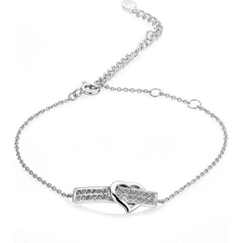 Image 1 of Swan Сребърна гривна с циркони MR2445B Swan