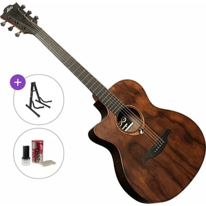 LÂG GUITARS Sauvage ACE L Standard SET Natural Електро-акустична китара Джъмбо