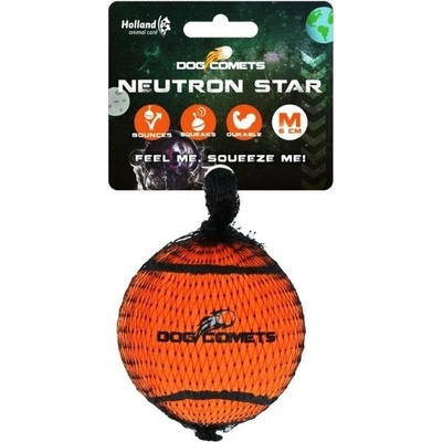 Dog Comets Neutron Star pískací tenisák oranžový 6 cm