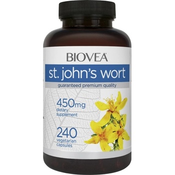 Image 1 of BIOVEA St. John`s Wort 450mg [240 капсули]
