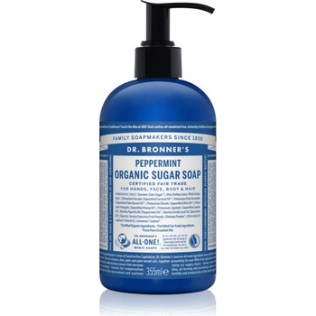 Dr. Bronner's Peppermint течен сапун за тяло и коса 355ml