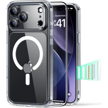 ESR Magsafe Калъф и Протектор за iPhone 17 Pro Max, ESR Classic Hybrid Magnetic Set Case, Прозрачен (4894240289006)