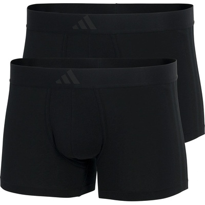 adidas Мъжки боксерки Adidas 2 Pack Boxers Mens - Black
