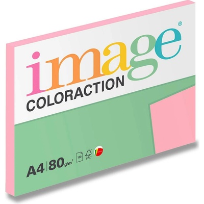 Papír barevný A4 80 g Image Coloraction OPI74 Tropic pastelově růžová 100 ks