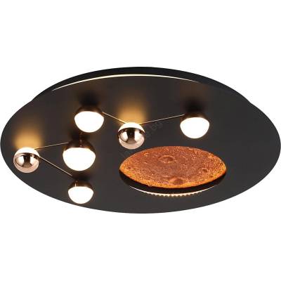 ASIR GROUP Led таванно осветително тяло mars led/48w/230v 3000k черно (as2833)