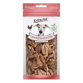 Dokas mrazom sušená kuracie srdiečka 22 g