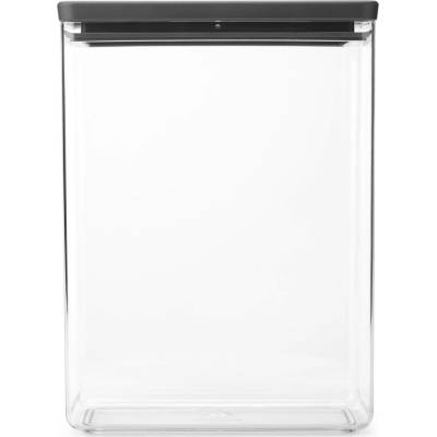 Brabantia Tasty+ úložný box 22.1x11.1x29.6 cm průhledná-černá 229985
