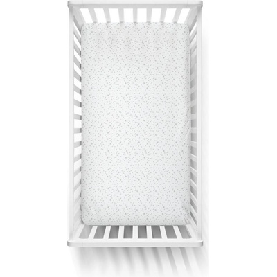 Ankras bavlna plachta prestieradlo s gumou Súhvezdie Biela 60x120