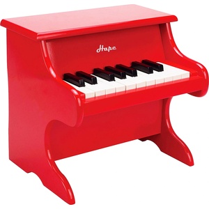 HaPe International Детски музикален инструмент Hape - Пиано, червено, от дърво (H0318) - baby