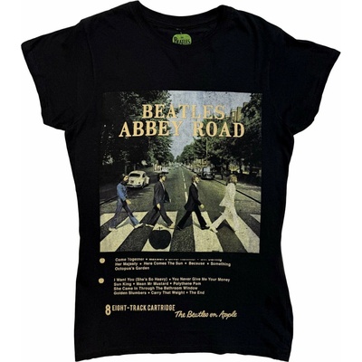 The Beatles Tričko Abbey Road 8 Track Žena Čierna