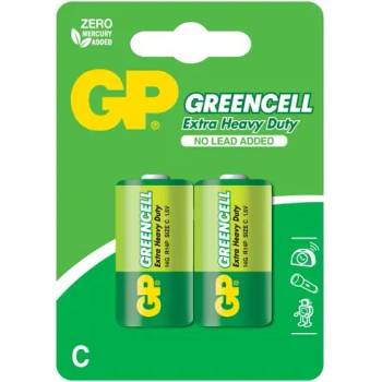 GP Batteries Цинк карбонова батерия GP R14 14G-U2 Greencell, 2 бр. в опаковка, BLISTER, 1.5V (GP-BM-14G-U2)