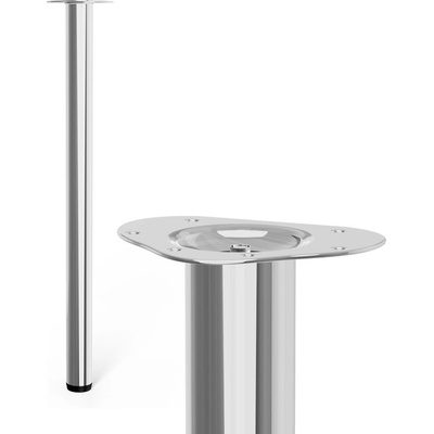 Walteco Nábytková noha kulatá, průměr 60 mm výška 900 mm chromová 50353