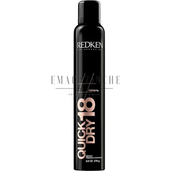 Image 1 of Redken Бързосъхнещ лак за коса със силна фиксация 400 мл. Hairspray's Quick Dry 18 (093474630431312)