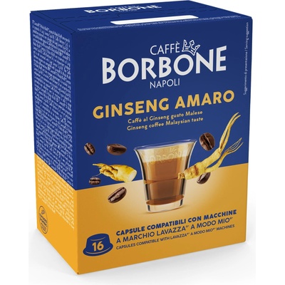 Caffè Borbone Caffe Borbone Ginseng Amaro Ginseng кафе капсули за Lavazza и Modo Mio 16 бр