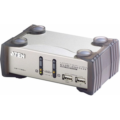Aten CS-1732 2-port KVMP USB+PS/2, USB hub, audio, 1,2m
