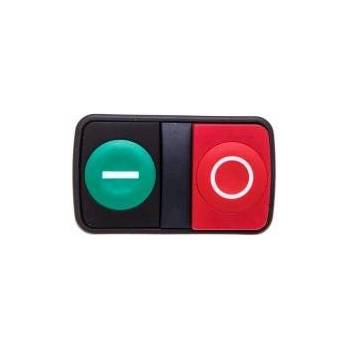 Schneider Electric Double button drive green/red /O-I/ without light self-return ZB5AL7341