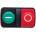 Schneider Electric Double button drive green/red /O-I/ without light self-return ZB5AL7341