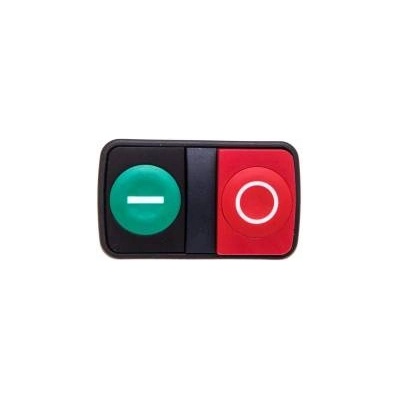 Schneider Electric Double button drive green/red /O-I/ without light self-return ZB5AL7341